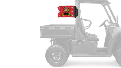 Marines Served With Pride 12"x18" Forever Wave Flag