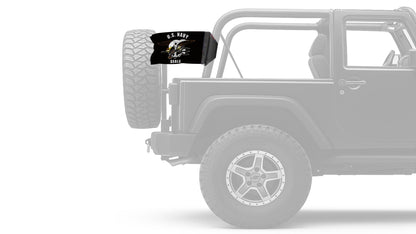 Navy Seals 12"x18" Forever Wave Flag for Jeep Wrangler JKU 4-Door 2007-2018