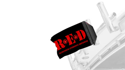 Remember Everyone Deployed 12"x18" Forever Wave Flag