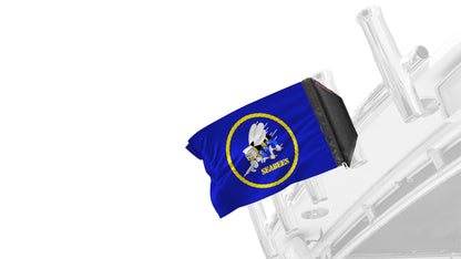 Navy Seabees 12"x18" Forever Wave Flag