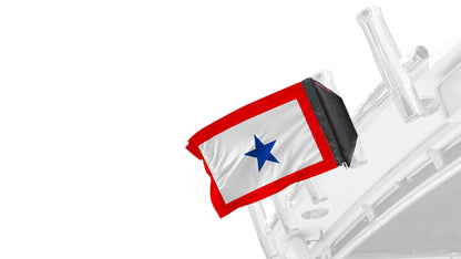 Service Flag Blue Star12"x18" Forever Wave Flag