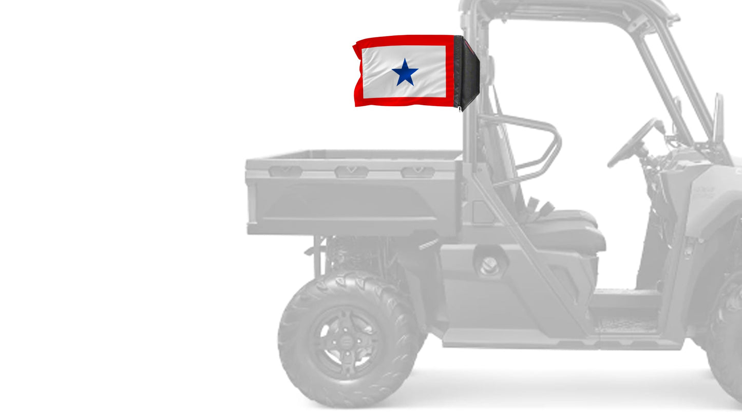 Service Flag Blue Star12"x18" Forever Wave Flag