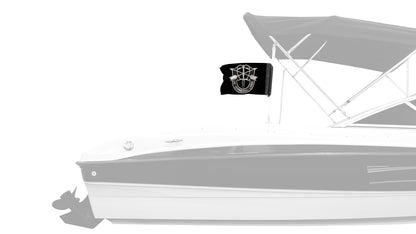 Special Forces 12"x18" Forever Wave Flag