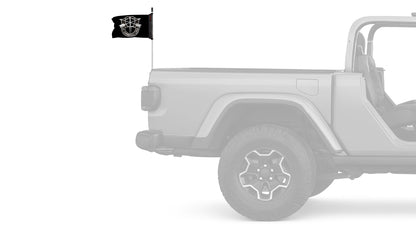 Special Forces 12"x18" Forever Wave Flag for Jeep Wrangler JLU 4-Door 2018-Present