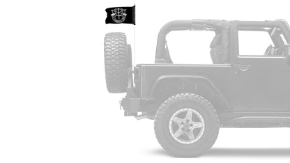 Special Forces 12"x18" Forever Wave Flag for Jeep Wrangler JLU 4-Door 2018-Present