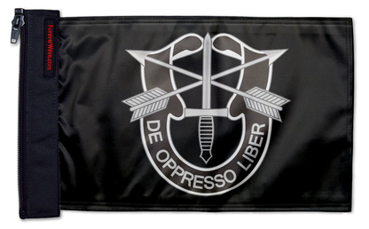 Special Forces 12"x18" Forever Wave Flag for Jeep Wrangler JLU 4-Door 2018-Present