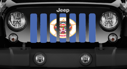 Minnesota State Flag Grille Insert
