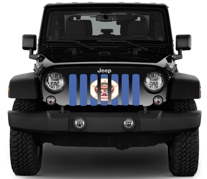 Minnesota State Flag Grille Insert