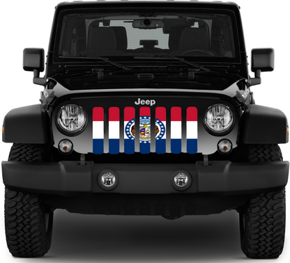Missouri State Flag Grille Insert