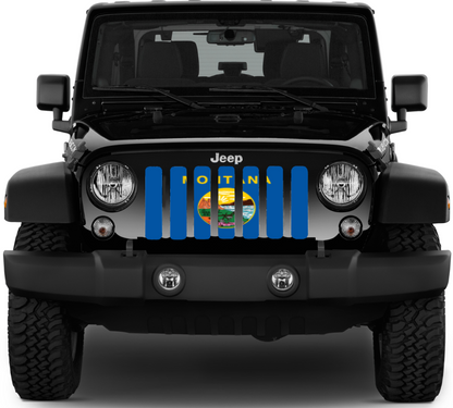 Montana State Flag Grille Insert