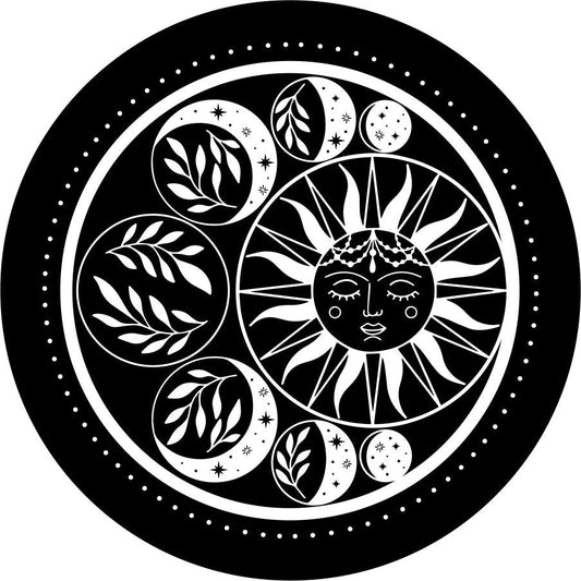 Moon Phase Around the Sun