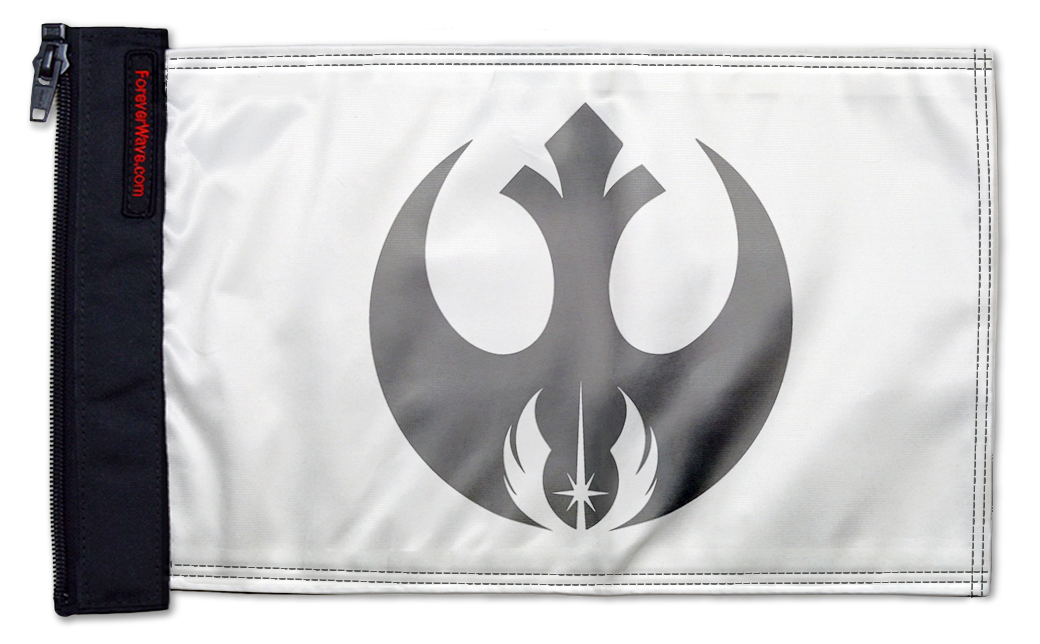 Star Wars Jedi Order 12"x18" Forever Wave Flag for Jeep Wrangler JLU 4-Door 2018-Present