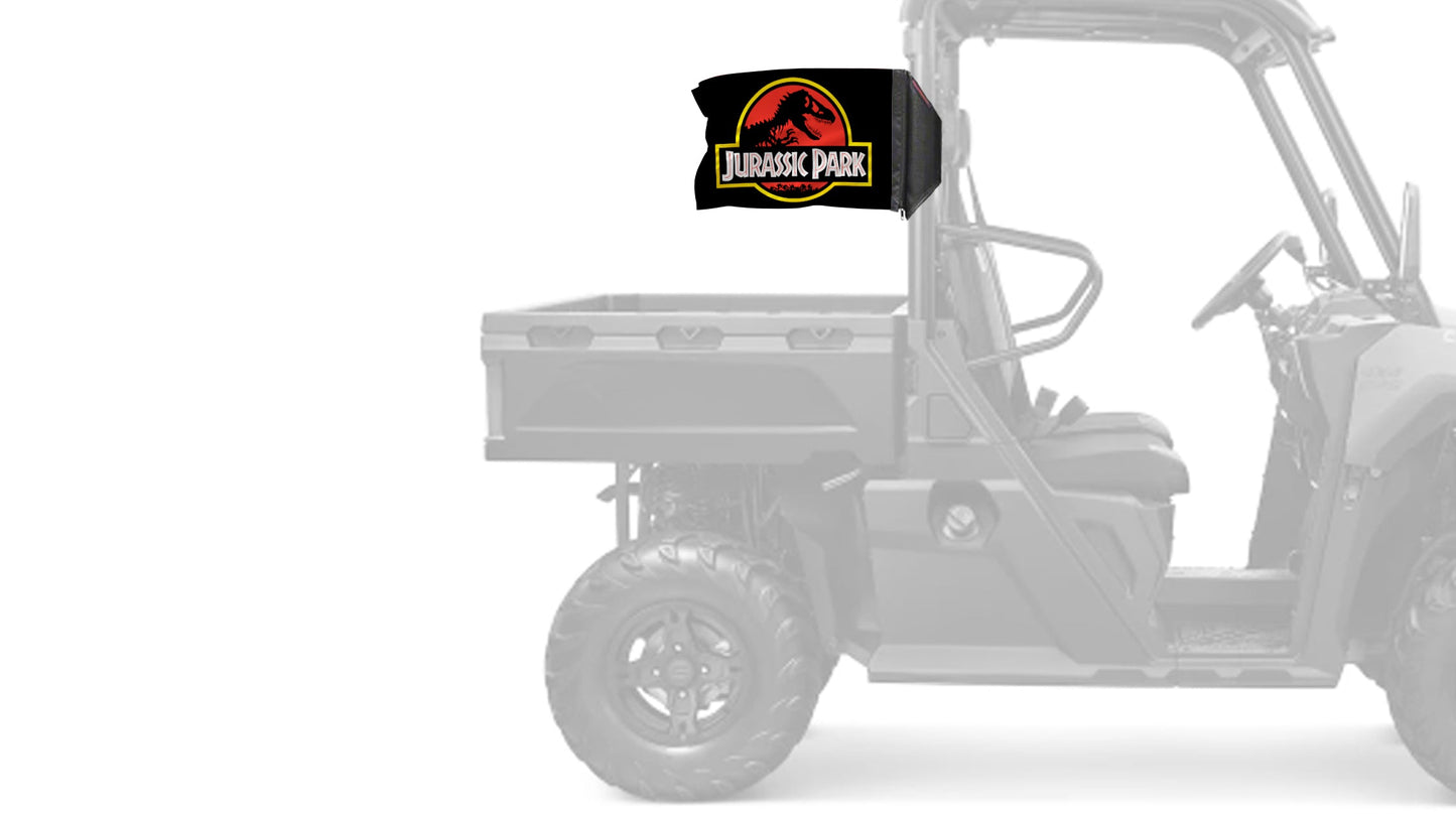 Jurassic Park 12"x18" Forever Wave Flag