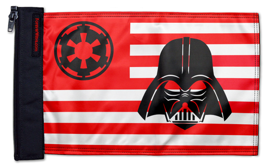 Star Wars Vader Imperial 12"x18" Forever Wave Flag for Jeep Wrangler JLU 4-Door 2018-Present