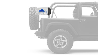 Sailfish 12"x18" Forever Wave Flag for Jeep Wrangler JL 2-Door 2018-Present