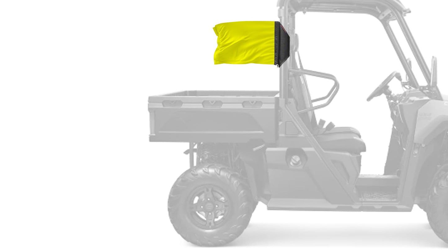 Solid Yellow "Q" 12"x18" Forever Wave Flag