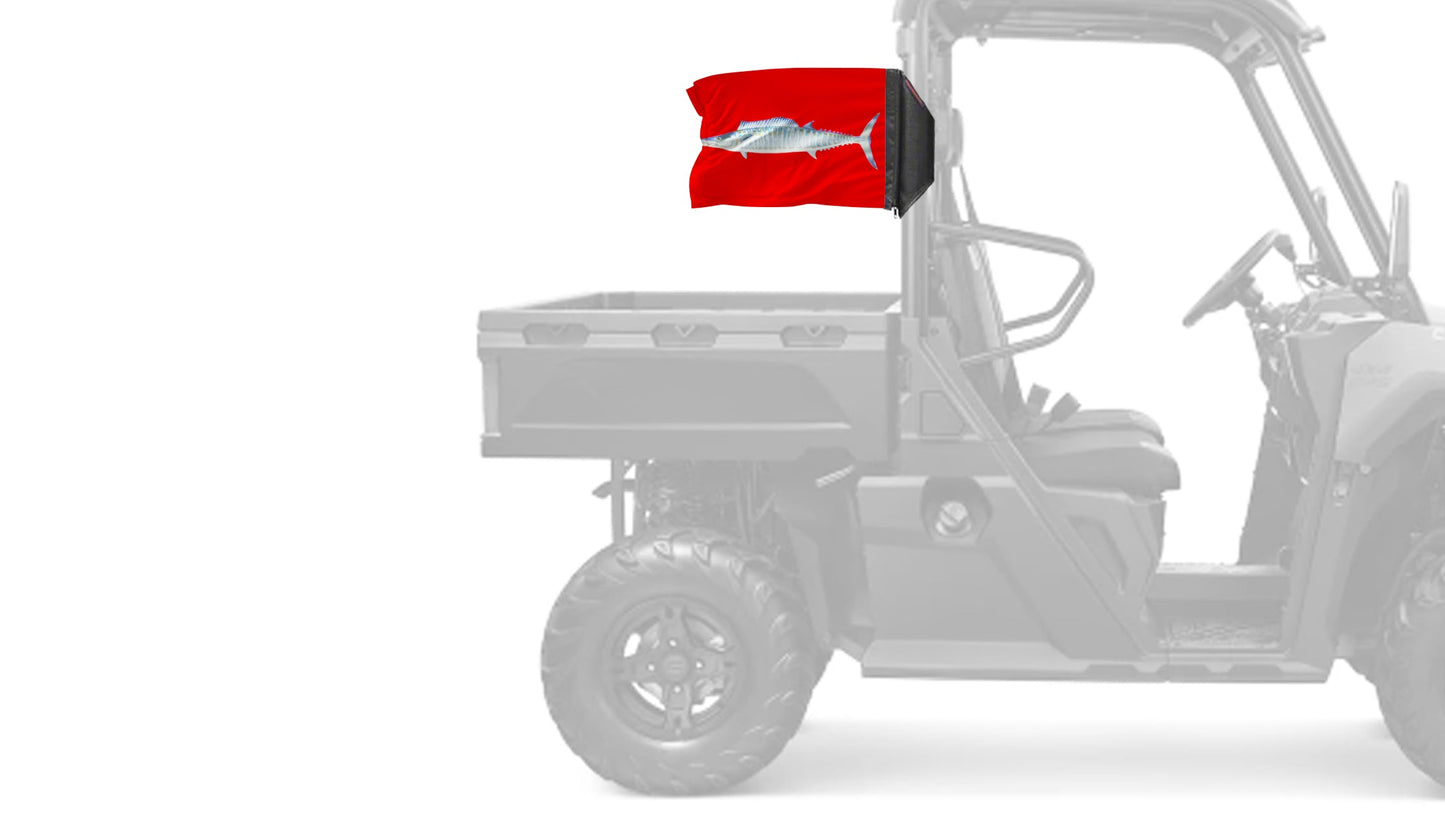 Wahoo 12"x18" Forever Wave Flag
