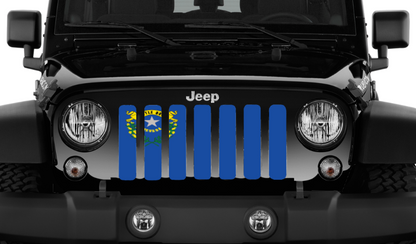Nevada State Flag Grille Insert