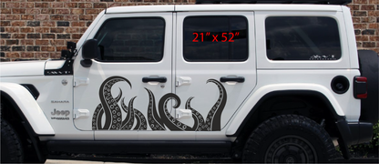 Octopus Tentacles Side Graphic