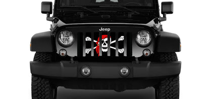 One Eye Jack Pirate Flag Grille Insert