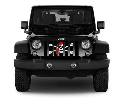 One Eye Jack Pirate Flag Grille Insert