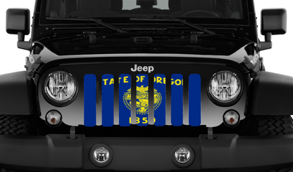 Oregon State Flag Grille Insert