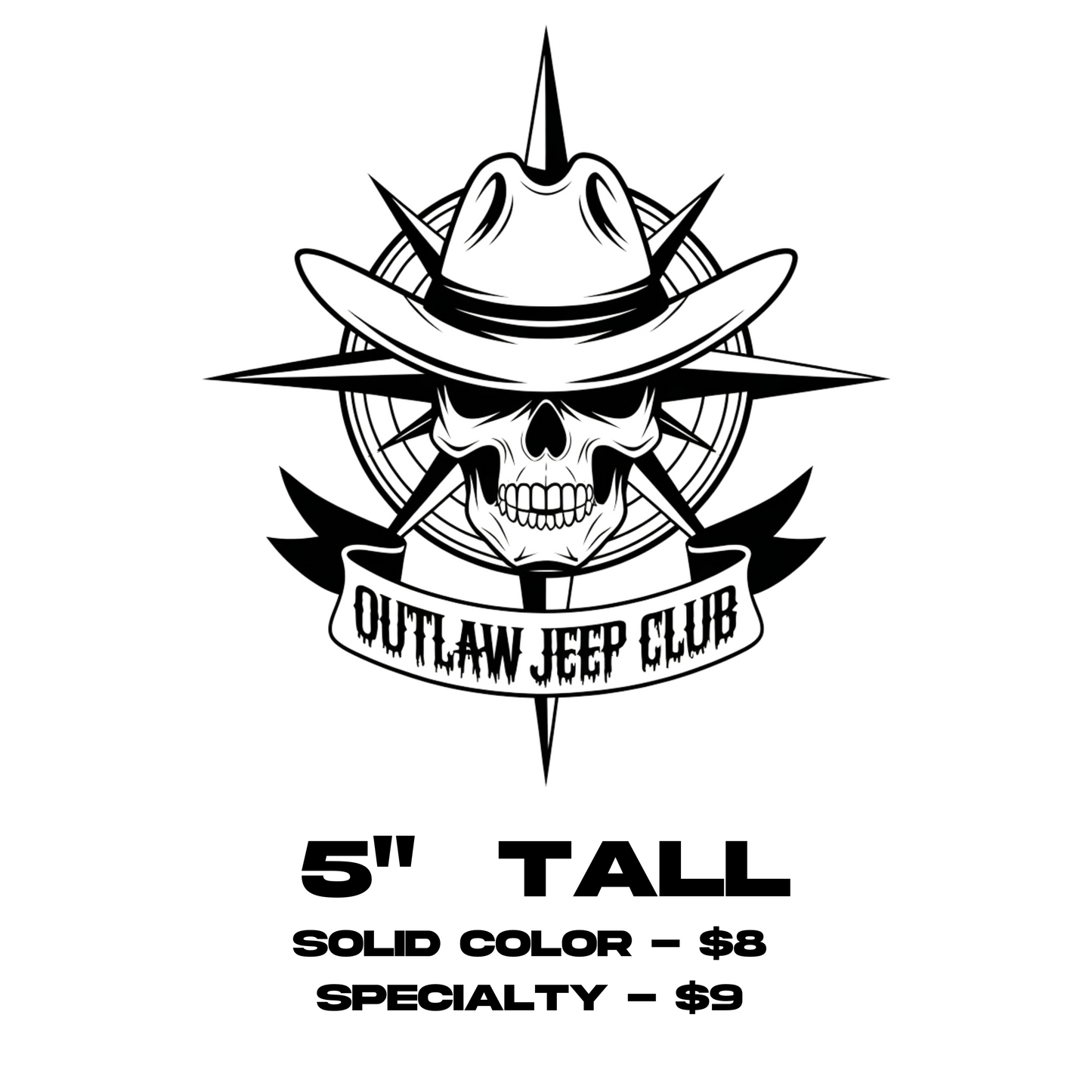 Outlaw Jeep Club Decal
