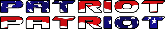 Patriot Hood Name- Pair