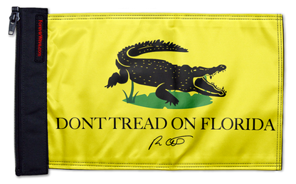 Don't Tread On Florida 12"x18" Forever Wave Flag for Jeep Wrangler JKU 4-Door 2007-2018