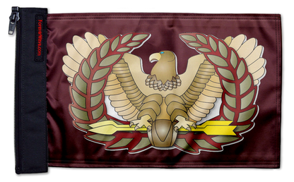 Eagle Rising 12"x18" Forever Wave Flag for Jeep Wrangler JKU 4-Door 2007-2018