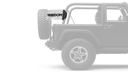 Freedom 12"x18" Forever Wave Flag for Jeep Wrangler JKU 4-Door 2007-2018