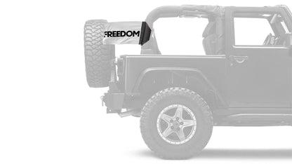 Freedom 12"x18" Forever Wave Flag for Jeep Wrangler JLU 4-Door 2018-Present