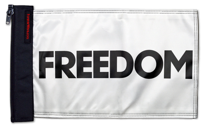 Freedom 12"x18" Forever Wave Flag for Jeep Wrangler JLU 4-Door 2018-Present