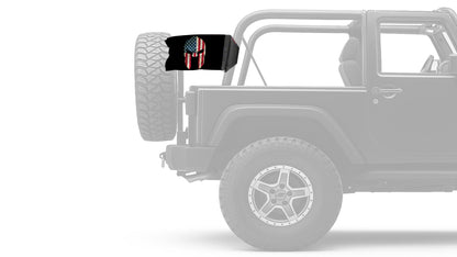 Spartan USA 12"x18" Forever Wave Flag for Jeep Wrangler JKU 4-Door 2007-2018