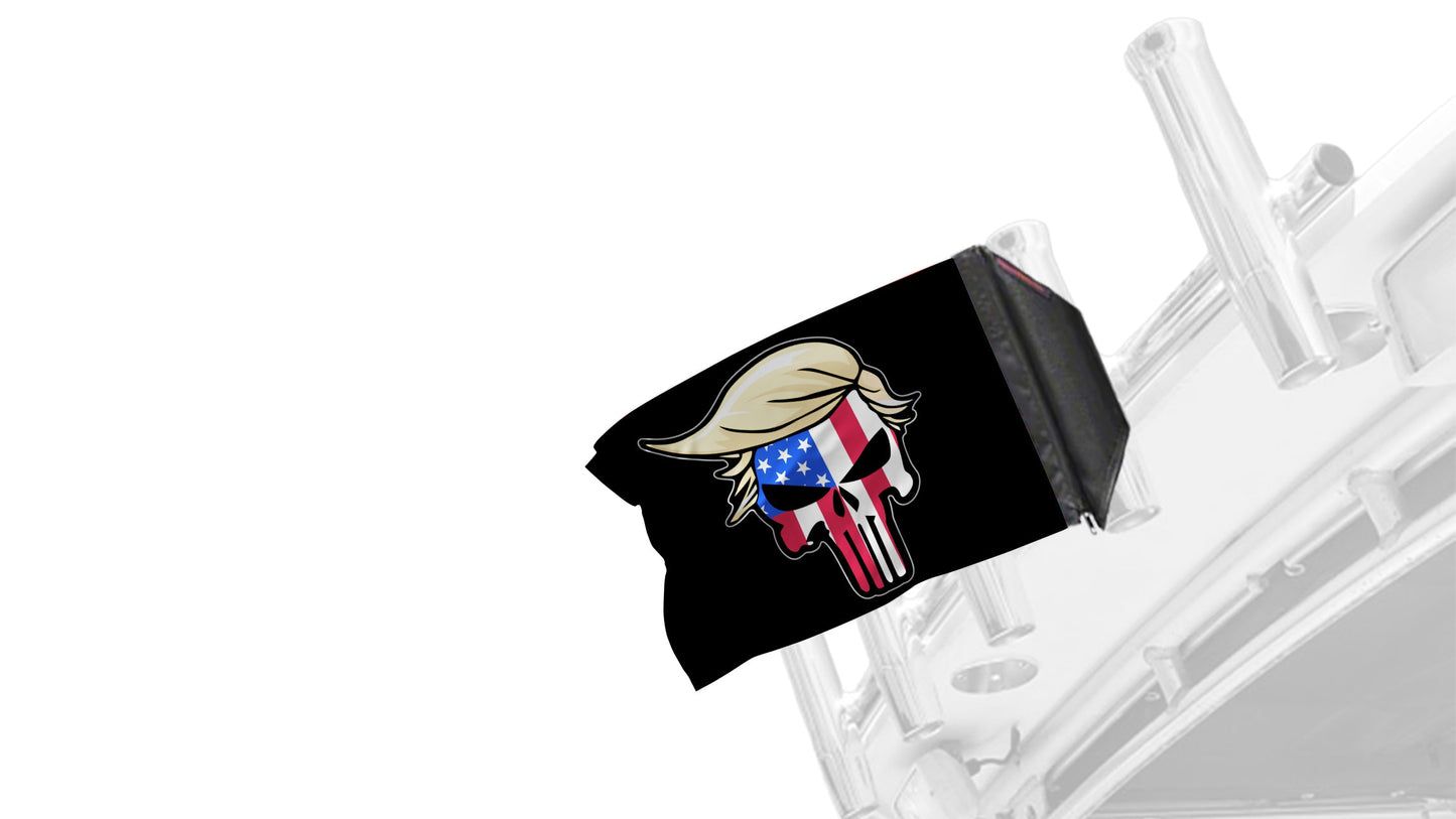 Trump Punisher 12"x18" Forever Wave Flag