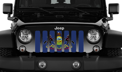 Pennsylvania State Flag Grille Insert