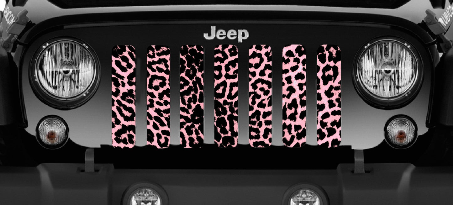 Pink Cheetah Print Grille Insert