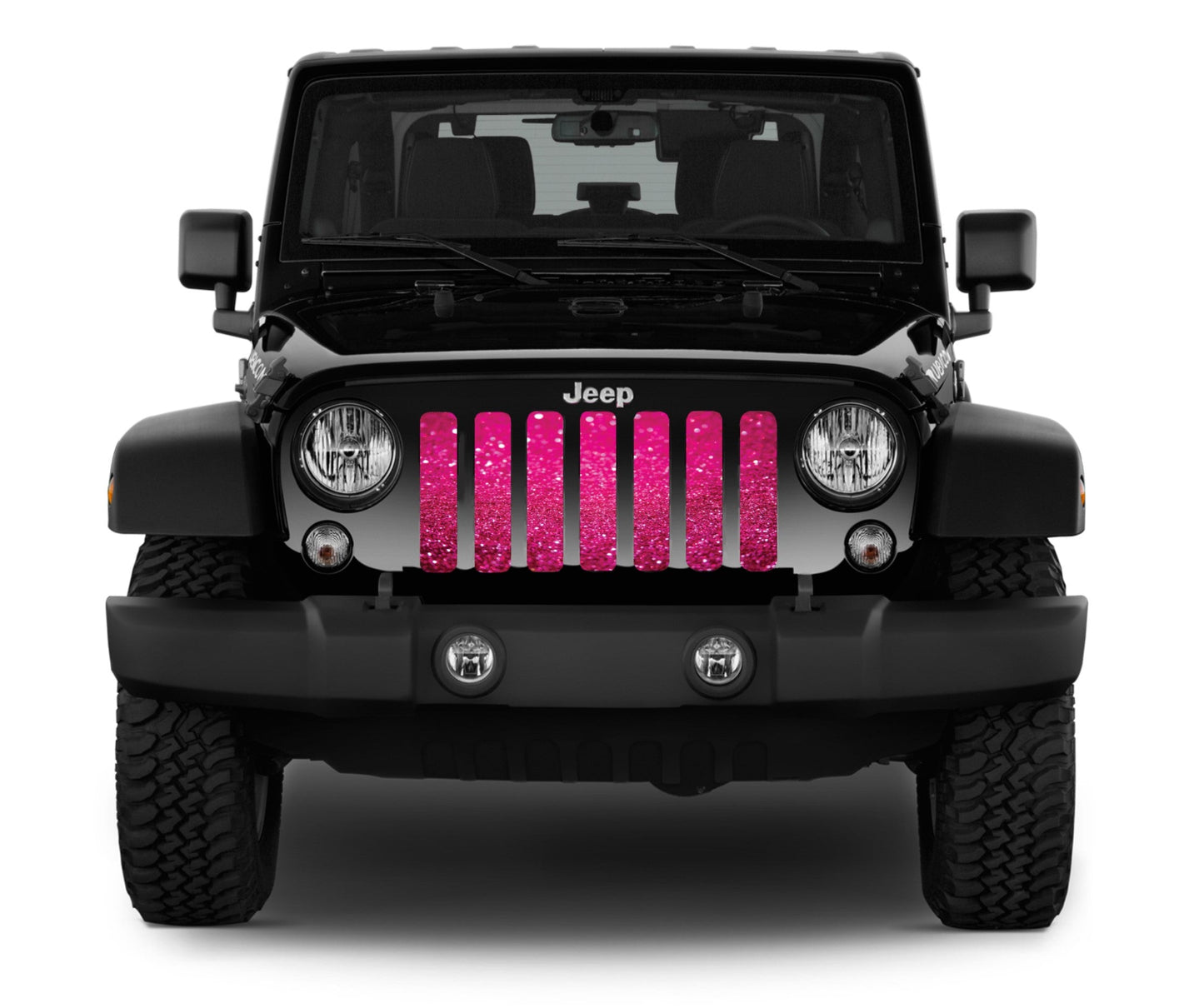 Bright Pink Fleck Print Grille Insert