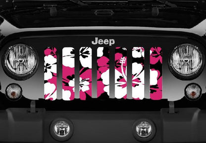 Pink Hawaiian Hibiscus Grille Insert