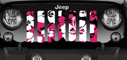 Pink Hawaiian Hibiscus Grille Insert