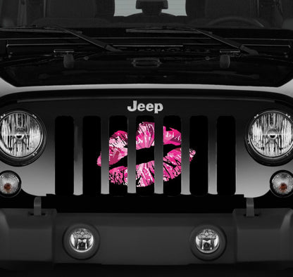 Pink Ombre Kiss Grille Insert