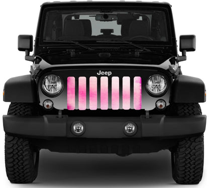 Pink Ombre Grille Insert