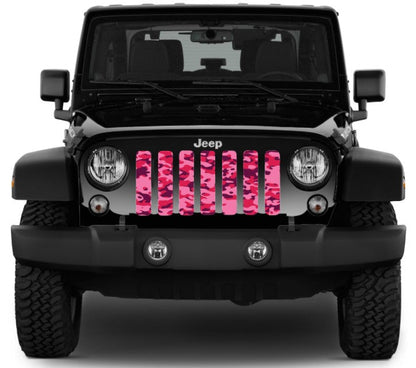 Pink Out Camo Grille Insert