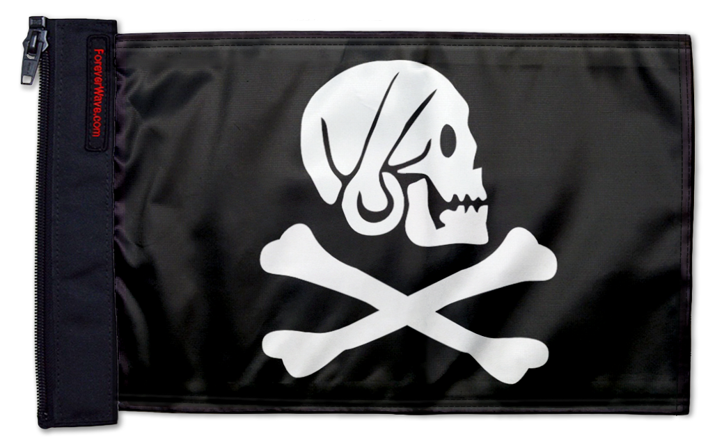 Henry Every 12"x18" Forever Wave Flag for Jeep Wrangler JLU 4-Door 2018-Present