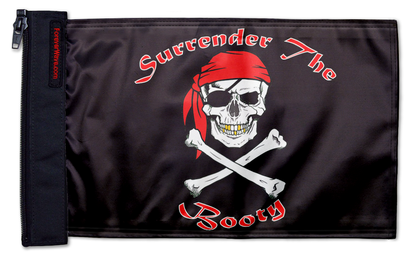 Surrender The Booty 12"x18" Forever Wave Flag