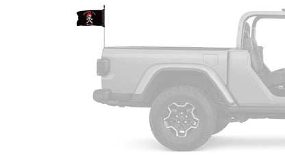 Surrender The Booty 12"x18" Forever Wave Flag for Jeep Wrangler JLU 4-Door 2018-Present
