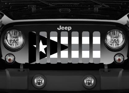 Puerto Rico Tactical Flag Grille Insert