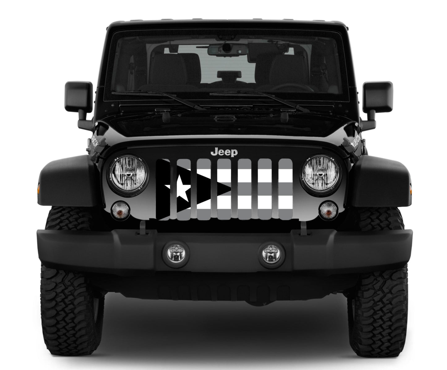 Puerto Rico Tactical Flag Grille Insert