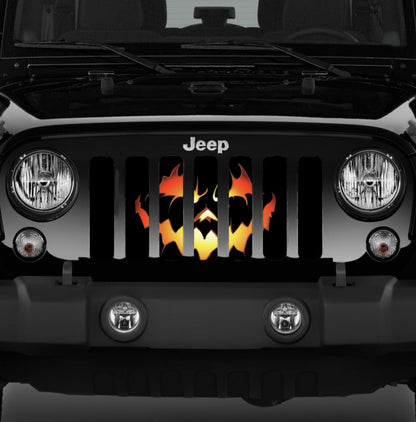 Pumpkin Face Grille Insert