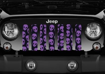 Purple Aliens Grille Insert